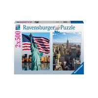 Puzzle 2x500 pièces - New-York - Puzzle adultes Ravensburger - Dès 10 ans - 17289