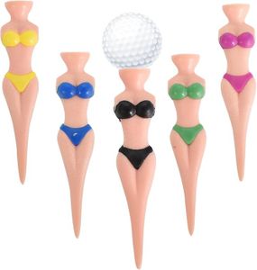 TEE DE GOLF Tees de golf amusants pour femme fille 76 mm/3 pouces en plastique tees de golf tees maison bikini golf tees femmes golf.[Y660]