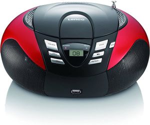 RADIO CD CASSETTE SCD-37 Radio-CD portable - Boombox avec lecteur US