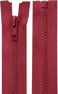 Fermeture Eclair 30 Cm Cyclingcolors 2x N°5 70 Cm Tirette Curseur Polyester Extrémité Ouverte Maille Glissière Vêtement Couture Mercerie Veste Manteau, Bordeaux Fermeture éclair
