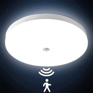 Plafonnier LED Avec Détecteur De Mouvement 360° – NO-VO – 7W – Blanc Froid – NEUF