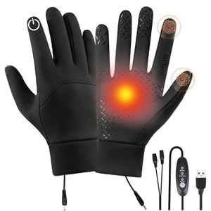 Gants Double Face Gants Vélo - Gray - Gants Chauffants électriques Demi- doigt - Chargement USB - Double Face Gants Chauffants Demi-doigt Double Face Rechargeables Gants Double Face Gants Vélo - Gray - Gants Chauffants électriques Demi- doigt - Chargement USB - Double Face Gants Chauffants Demi-doigt Double Face Rechargeables