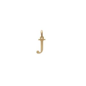 CHAINE au CHOIX Pendentif Initiale Lettre J Plaqué Or ZIRCO