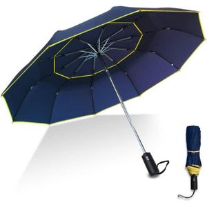 PARAPLUIE Parapluie Pliant - Golf 62 Inch Automatique Portable À Double Voilure Ouverture Anti