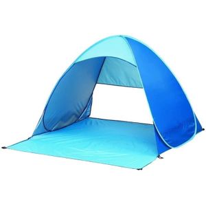 ABRI DE PLAGE Tente de plage - Protection UV - 2 personnes - Automatique - Bleu