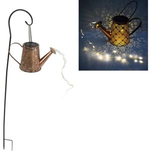 LAMPE DE JARDIN  Lampes Solaires De Jardin Extérieur Arrosoir Solai