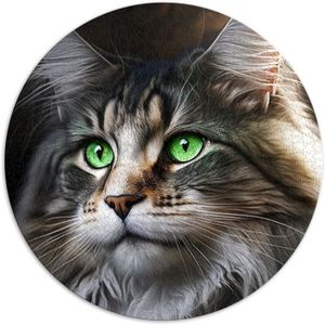 PUZZLE Puzzles Pour Adultes 1000 Green Eyes Maine Coon Pu
