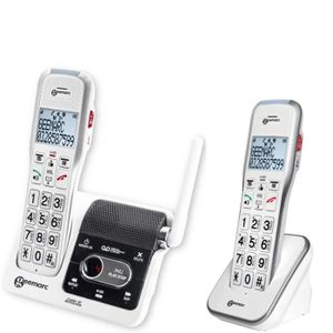 Téléphone fixe Téléphone Fixe 595 ULE Duo Classic Geemarc