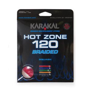 CORDAGE SQUASH Cordage de squash Karakal Hot Zone 120 - red - 11 m x 1,2 mm