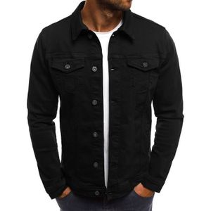 BLOUSON FUNMOON - Veste Jean Homme Mi Saison Fashion Col R