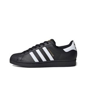Adidas superstar noir et blanche - Cdiscount