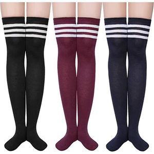 Mi-bas Femme Hiver Chaussettes Hautes Texturées Chaussettes Mi