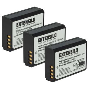 Batterie Compatible Canon EOS 350D, 400D, Rebel XT, XTi - Modèle BP-2L5 / NB-2L - 750mAh