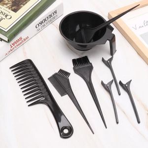 BROSSE - PEIGNE Kit D'outils de Coloration de Cheveux Professionnel de 8 Pièces, Colorant de Pince à Cheveux de Peigne de Mets en évidence de Bol