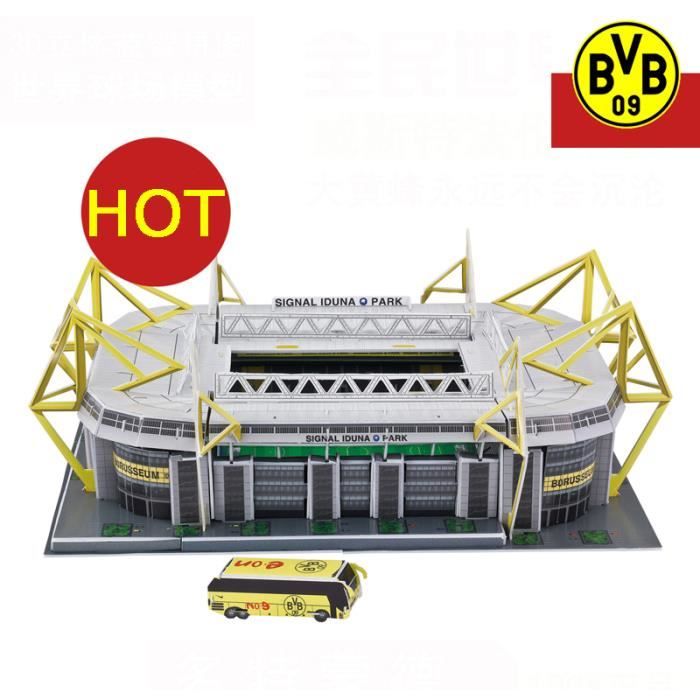Dortmund Football Stadium - Signal Park Modèle de Terrain de Football Pour Lego 3D Jouets. - Cdiscount Jeux - Jouets