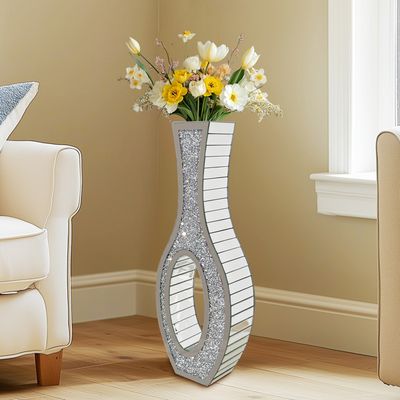 Vaso per piante artificiali in marmo h17,5 cm - Atmosphera créateur d'intérieur