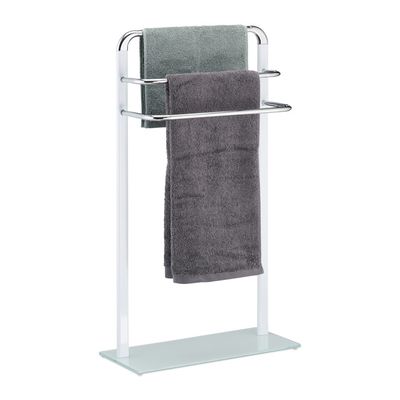 Lucite Porte-serviettes (chrome Brossé) - Barre Porte-serviettes
