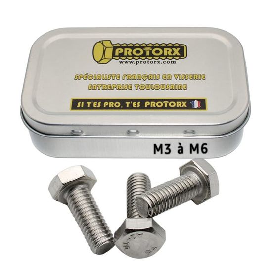 Corps de boulon filetage partiel Inox A2 Tête hexagonale TH M12X70
