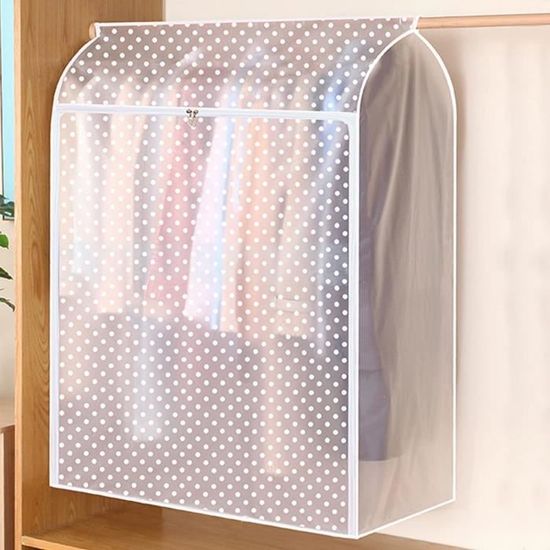 Housse à Vêtements 100x60cm - Protection Anti-Poussière Imperméable Avec Zip - Idéale Pour Costumes Et Robes