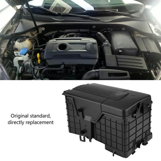 BEL Couvercle de la batterie de la voiture protection boîte pour passat b6  golf MK5 MK6 A3 siège lon 1kd915335 - Cdiscount Auto