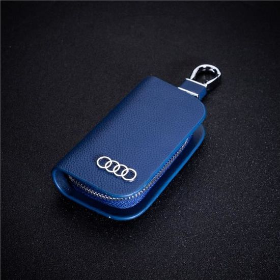 Étui à clés de voiture en cuir véritable Logo de voiture porte clés porte  clés protection du support p With Audi Coffee Color - Cdiscount Bagagerie -  Maroquinerie
