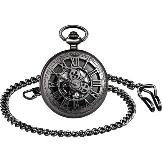 Montre de poche antique Waltham U.S.A. à remontage manuel en métal doré