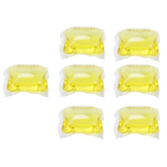 HURRISE Dosette de lessive 60pcs Capsule de Perle à Linge 8g Nettoyant de Dissolution