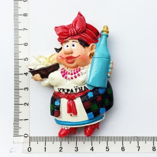 Aimant Frigo Souvenir Fuerteventura Espagne - Décoration 3D Peinte à La Main | Cadeau Touristique Créatif