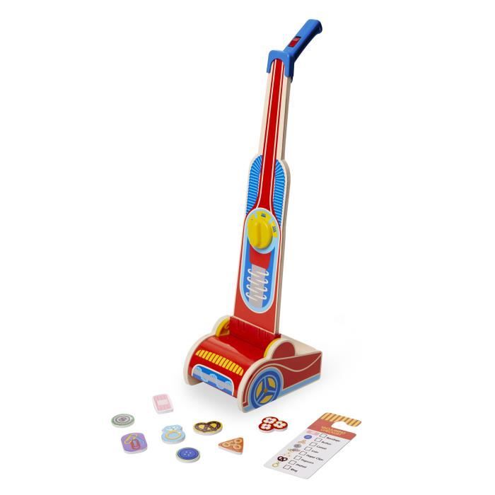 Melissa & Doug Vacuum Cleaner Play Set, Ménage, Kit de jeu, 3 année(s), Petite enfance, Garçon-Fille, Multicolore