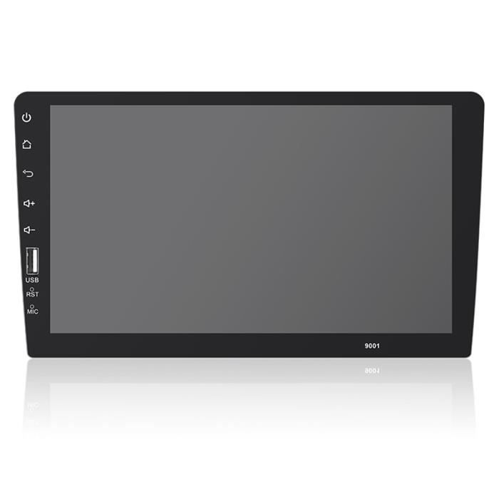 Radios portables,2 Din autoradio 9 pouces pleine presse miroir lien voiture lecteur stéréo voiture lecteur multimédia - Black #C
