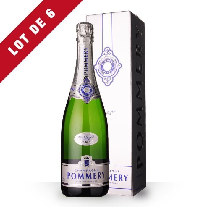 Lot de 6 - Pommery Silver Brut - Etui - 6x75cl - Champagne