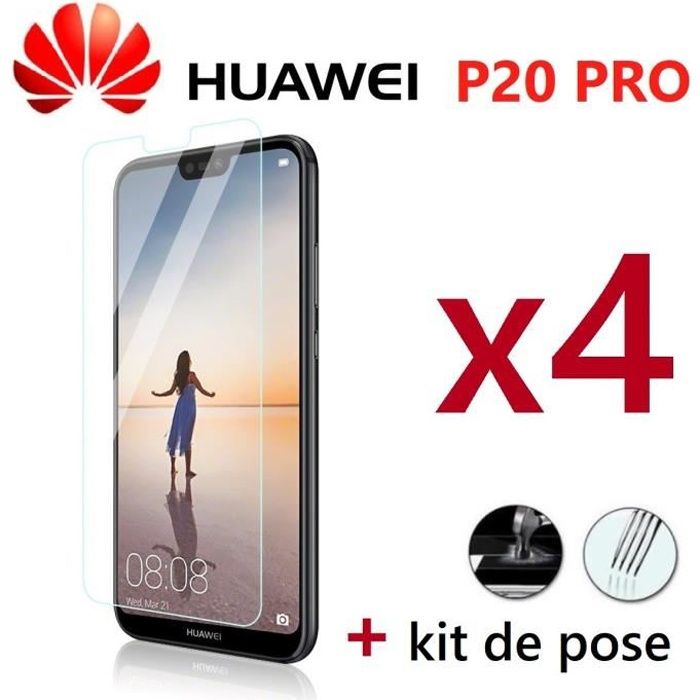 vitre film verre trempe protection huawei p20 pro