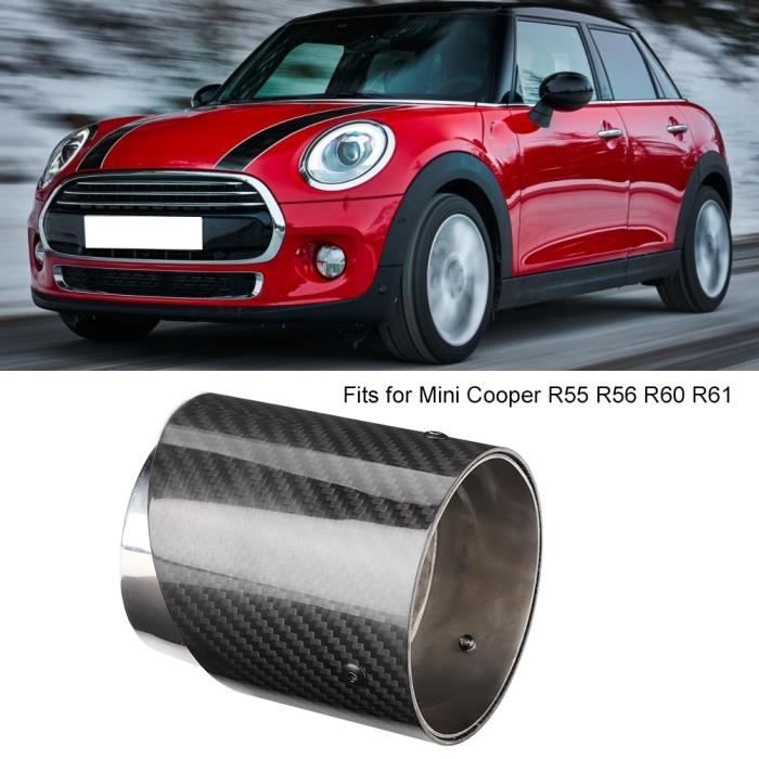 Tuyau D'Échappement En Fibre De Carbone En Acier Inoxydable Embout De Silencieux Adapté Pour Mini Cooper R55 R56 R60 R61