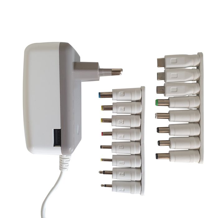 Chargeur universel 2000mA 16 fiches - Watt and Co