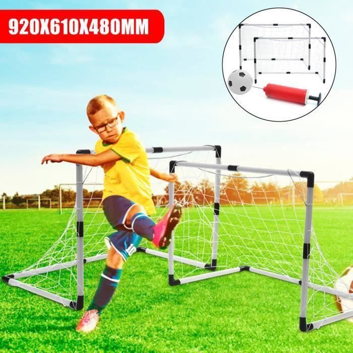 Mini But De Football Ensemble Jeux De Plein Air Pour Enfants Avec Boule Filet Pompe @R7