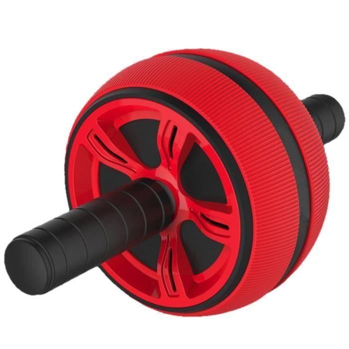 Grande Roue Abdominale Rouge Tpr Silencieuse Entraîneur À Rouleau Équipement de Fitness Rouleau Ab de Musculation D'Exercice Pr11814
