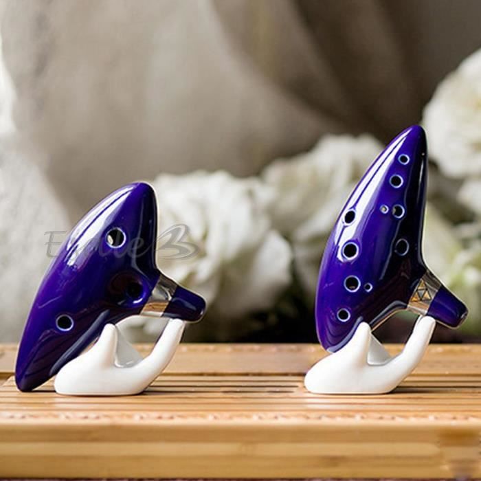 12 Hole Ocarina Céramique Alto C Legend of Zelda Ocarina Flûte Instrument