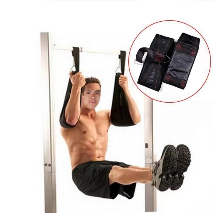 Ywei Lot de 2 Bandes de bras Fitness Musculation à domicile Ceinture à suspendre la barre fixe pour effectuer des tractions