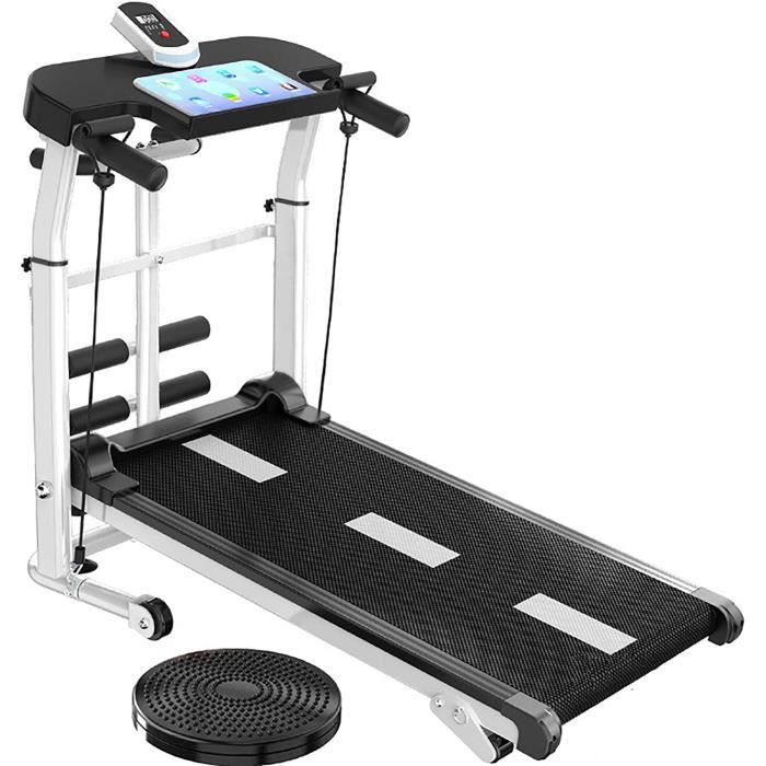 TAPIS DE COURSE de Course Meacutecanique Tapis de Course Pliable Tapis Roulant meacutecanique avec ACLeacutecran Pliable Tapis d155