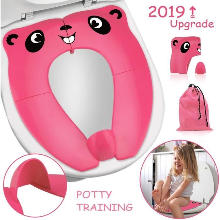 Voyage Siège Pliable de Toilette Siège Pot Portable Pour Bébé WC Réducteur de voyage Folding Travel Potty Seat Pour Enfants bébé