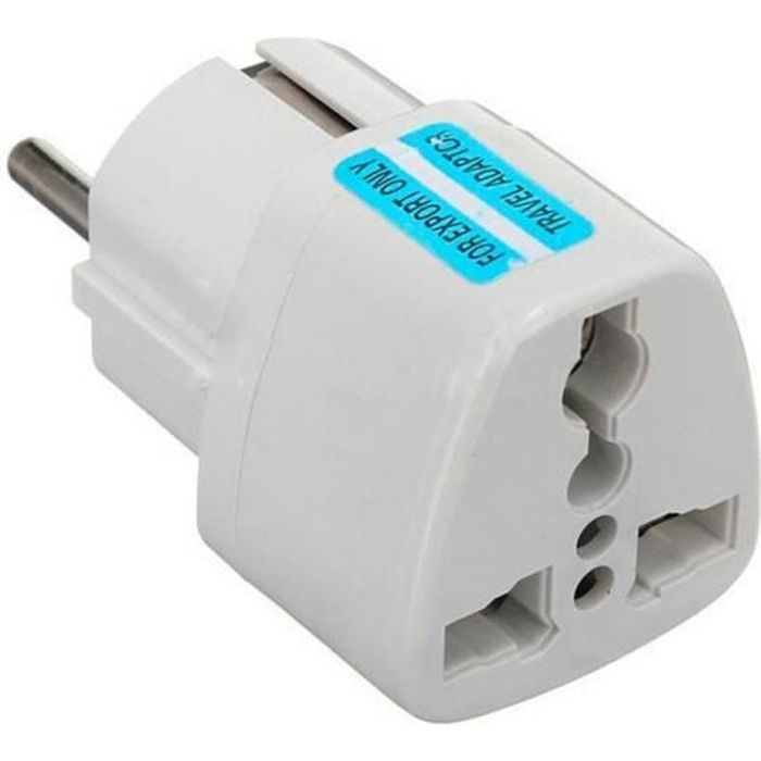 Adaptateur universel prise américaine vers connexion (dE) eU-blanc - 4053685374894