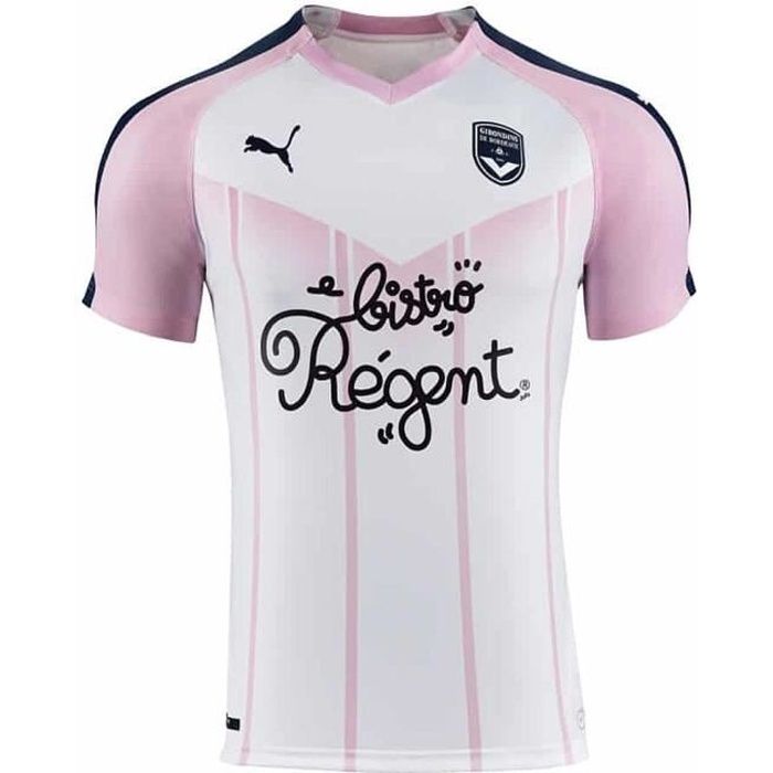 Puma Maillot Junior FCGB Girondins de Bordeaux Blanc-Rose