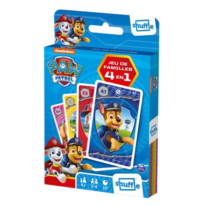 jeu de familles 4 en 1 paw patrol