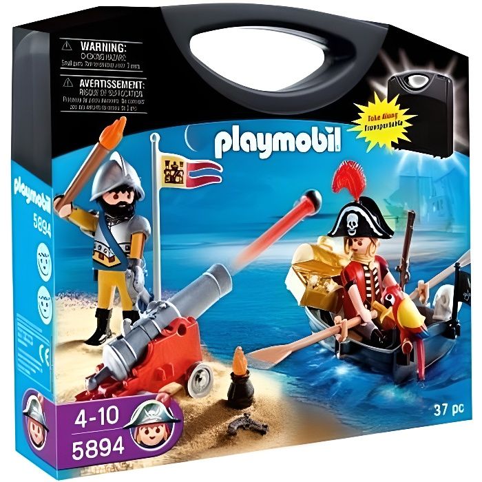 PLAYMOBIL 5894 Valisette Pirate et Soldat