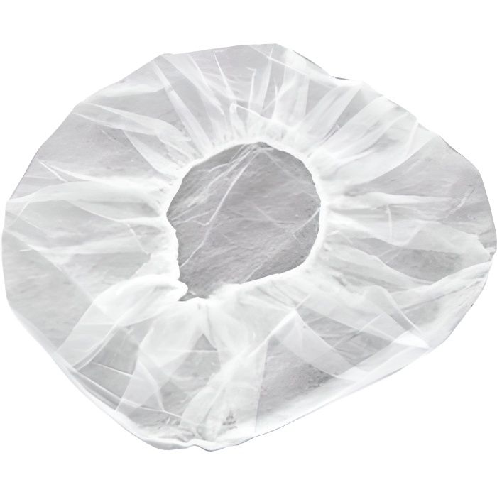 SILVERLINE 100 charlottes jetables - Polypropylène - Blanc