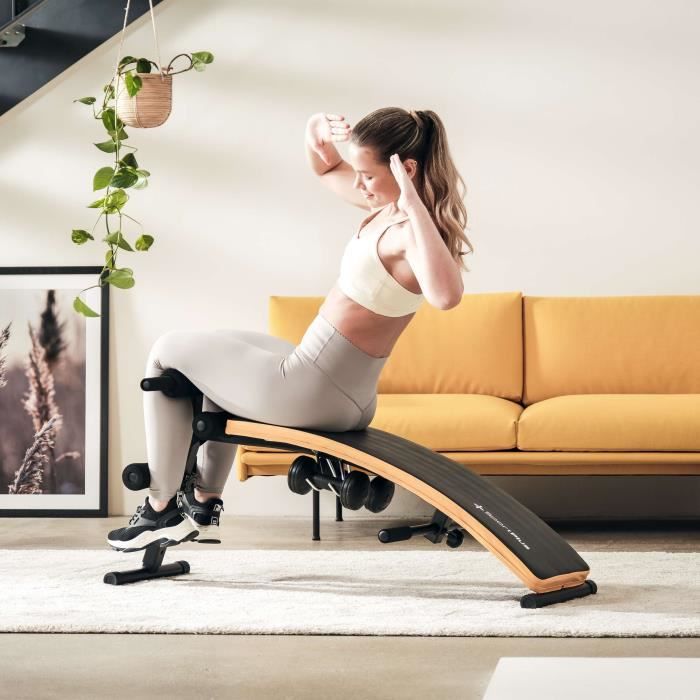 Sportplus Banc de musculation Gris/noir/rouge - SP-SUB-001-W