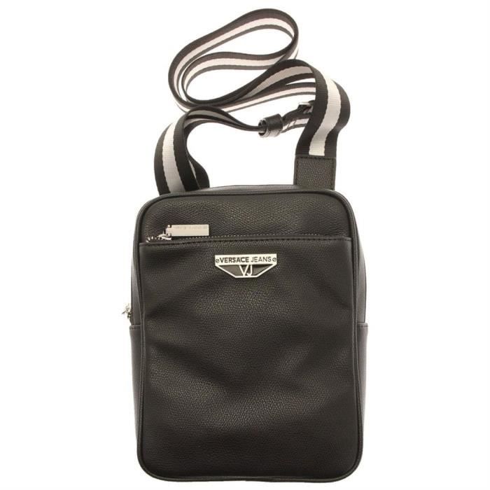 sac bandoullière linea metallo dis3 homme versace jeans e1yrbb32 Noir
