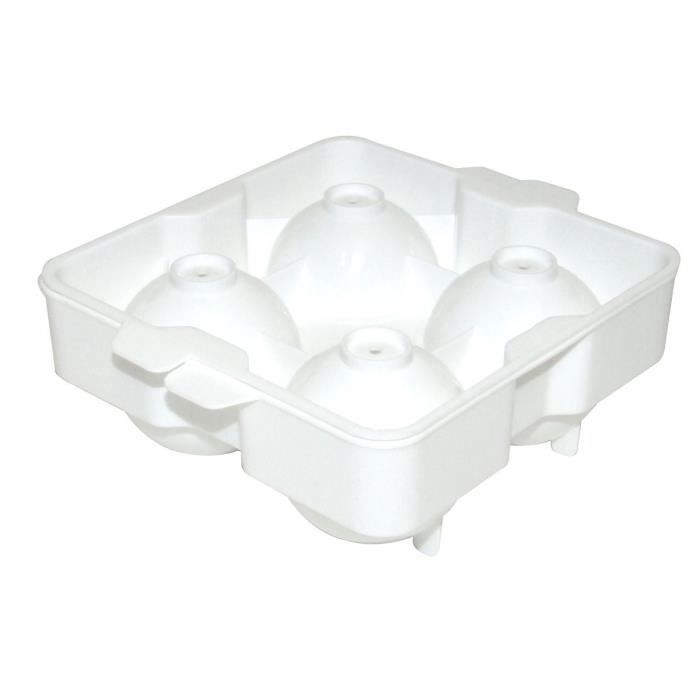 YOKO DESIGN Moule pour 4 Boules de Glaçons