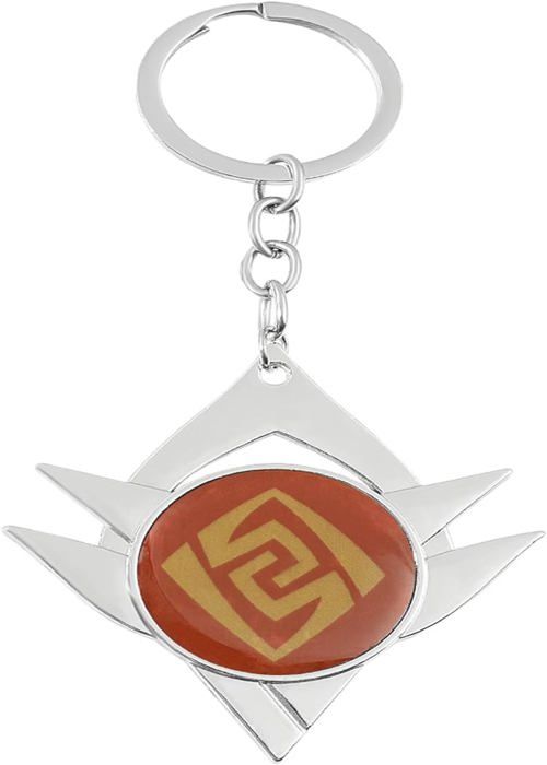Set De Collier Et Porte-clés Apex Legends – Cosplay Bijou – Chaîne Argent Réglable – 2 Modèles