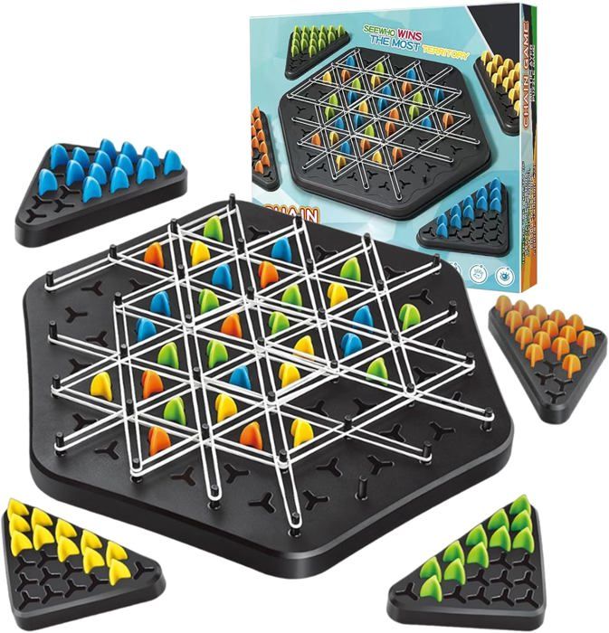 Triggle Jeu Élastique | Le Triggle Jeu Élastique | Jeu De Stratégie Triggle | Jeu D'élastique Triggle | Jeu De Société Stratégique Jeu Interactif De Capture De Territoire Jeu Famial